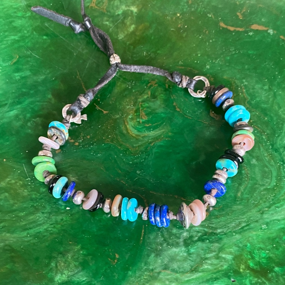 Peyote Bird Multicolor Beaded Bracelet